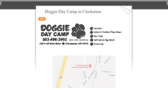 Desktop Screenshot of doggiedaycampclackamas.com